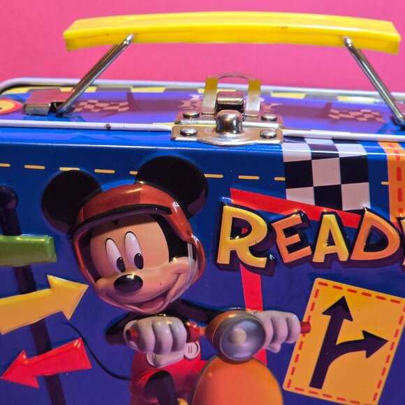 DIsney Trio Popcorn Bucket + Disney Sunglasses and New Mickey metal Box ALL NEW! - Picture 12 of 15